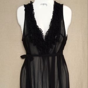 Lapis Ruffled Tunic, Size M